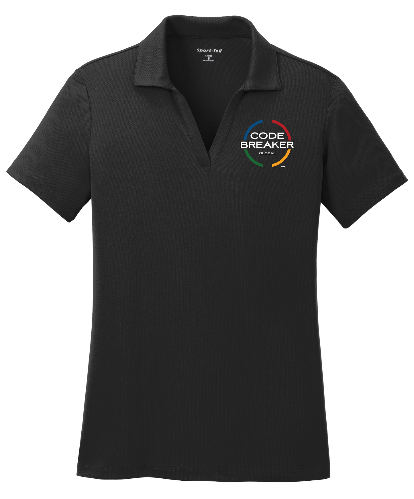 Black Codebreaker Global Ladies Polo