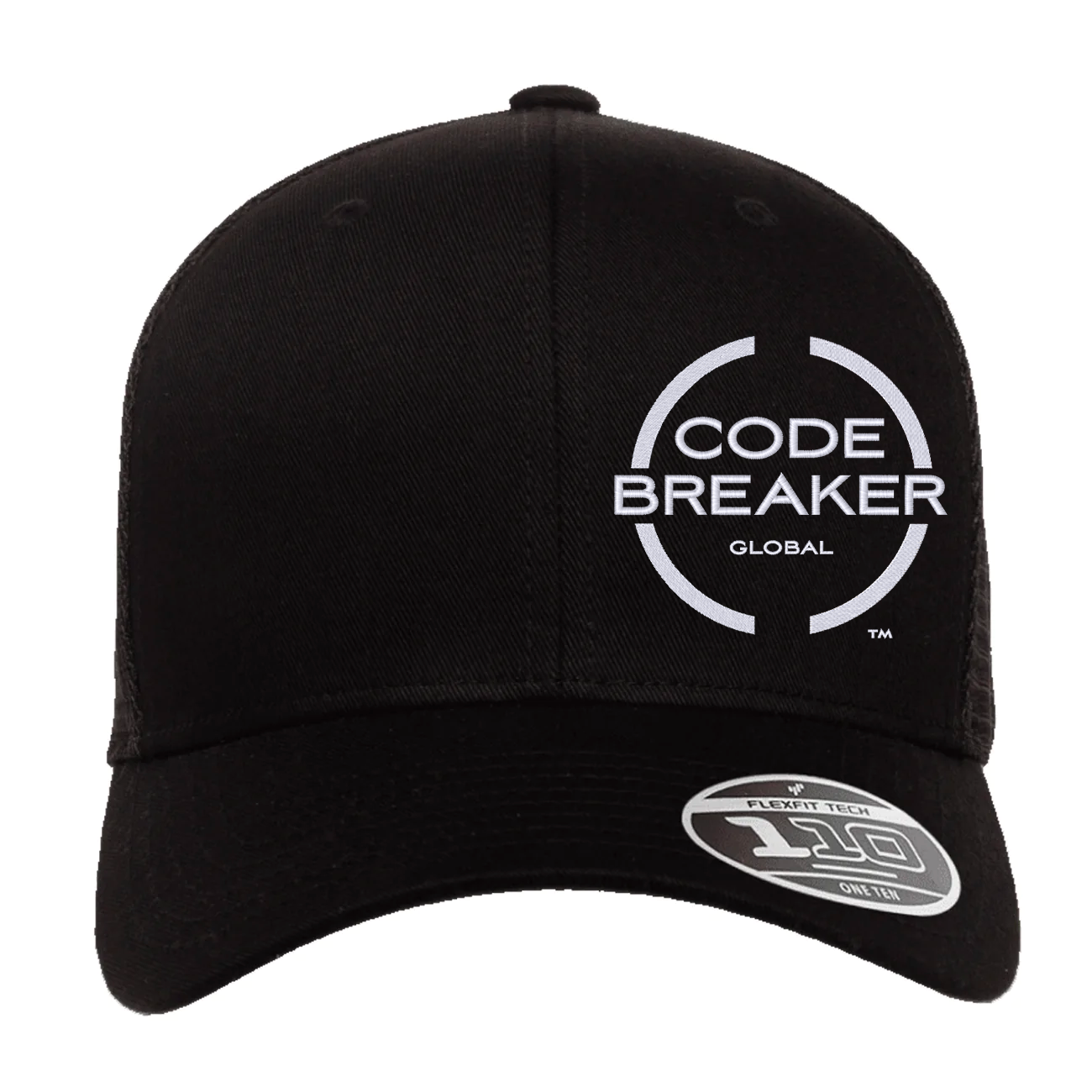 Codebreaker Global - FlexFit Solid Mesh Cap w/ Adjustable Snap