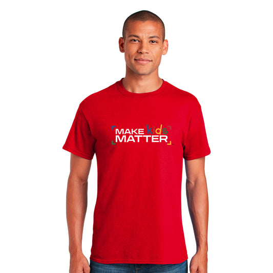 Colored Make Kids Matter Softstyle Adult Unisex T-Shirt