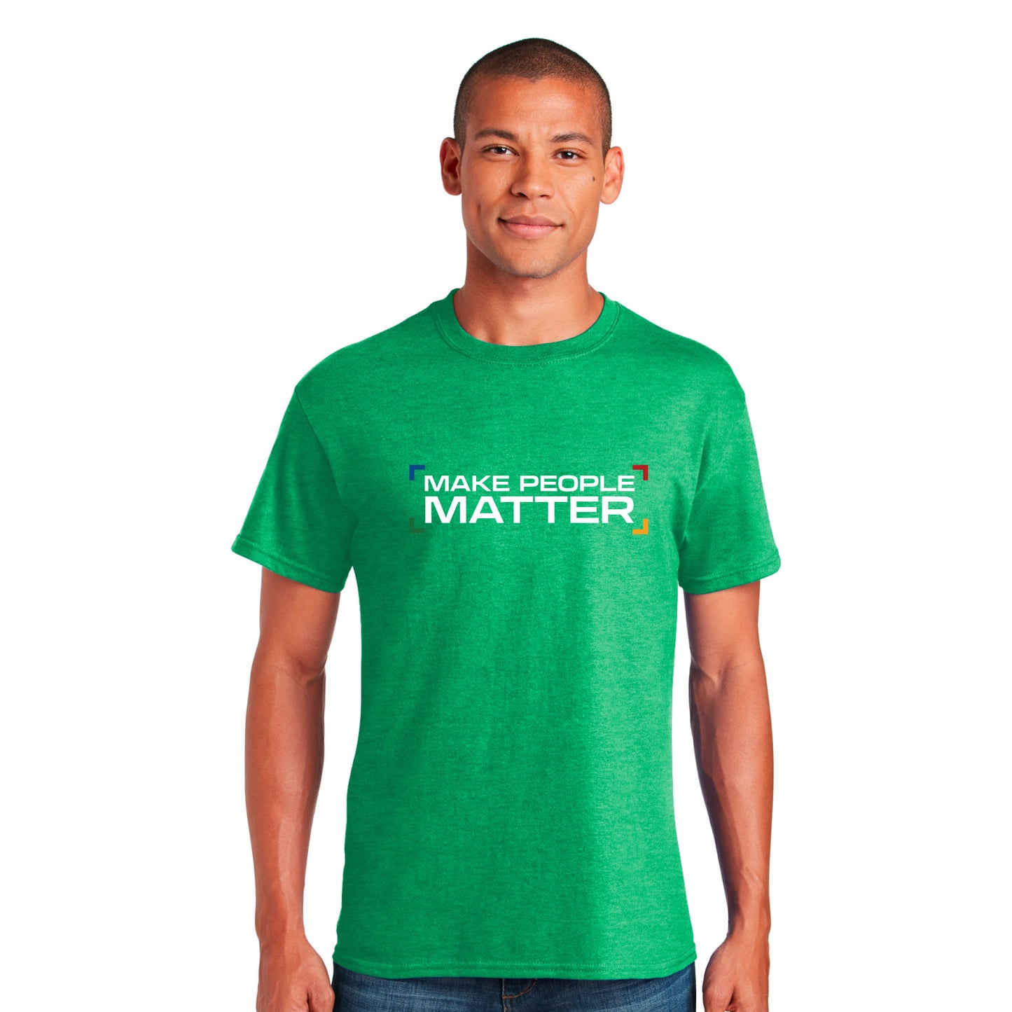 Colored Make People Matter Softstyle Unisex T-Shirt