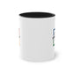 Two-Tone Coffee Mug, 11oz (Black Handle)
